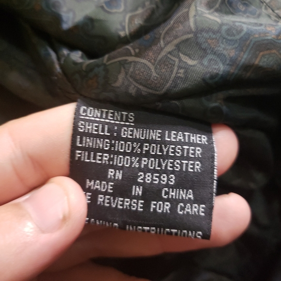 Members Only Leather jacket L - Picture 6 of 11